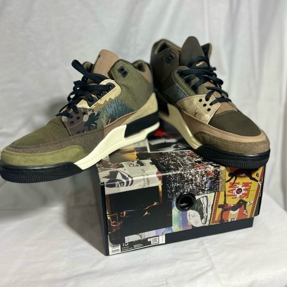 Air Jordan 3 Retro Patchwork SE Rare Size 15.